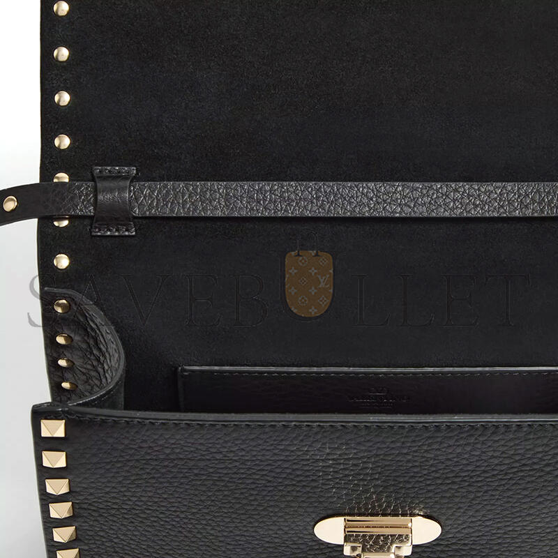 Va1e*ntin0 garavani small rockstud grainy calfskin crossbody bag 7w2b0181vsf_0no (22.5*15*6cm)